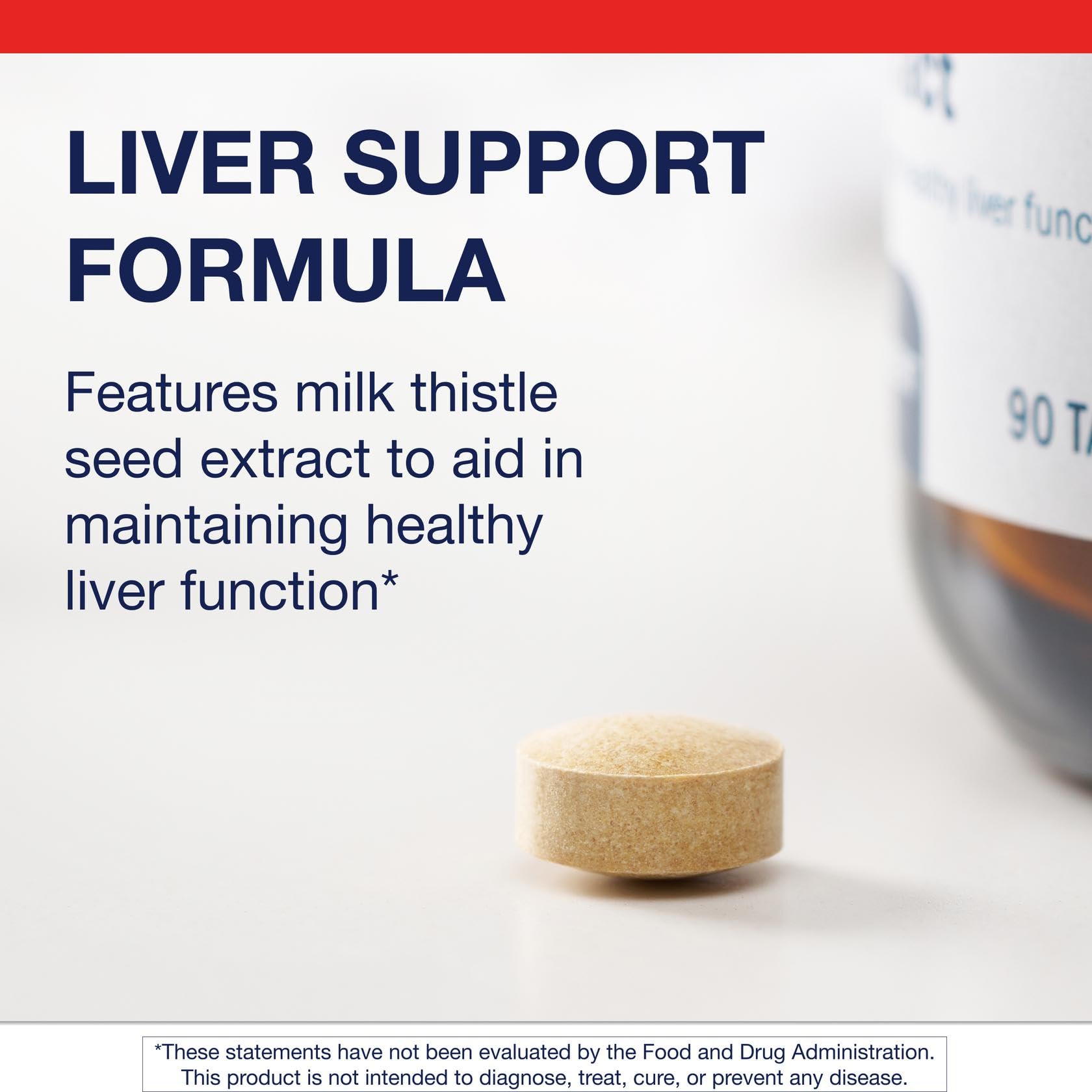 Metagenics Milk Thistle Extract packaging shot highlighting vegetarian and dairy-free attributes