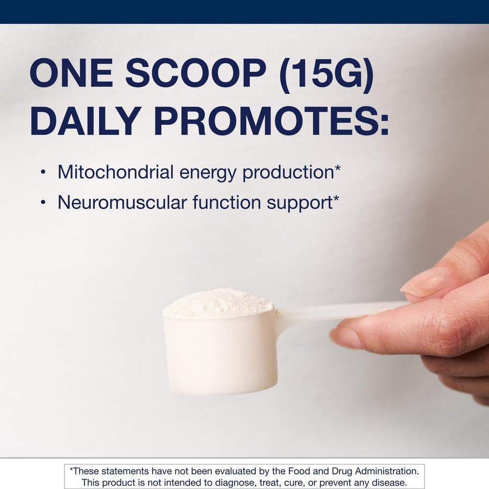 Metagenics MitoVive measuring scoop for precise serving and consistent energy.