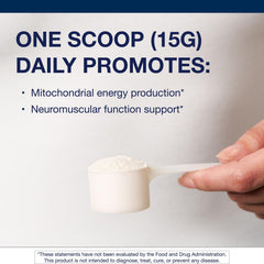 Metagenics MitoVive measuring scoop for precise serving and consistent energy.