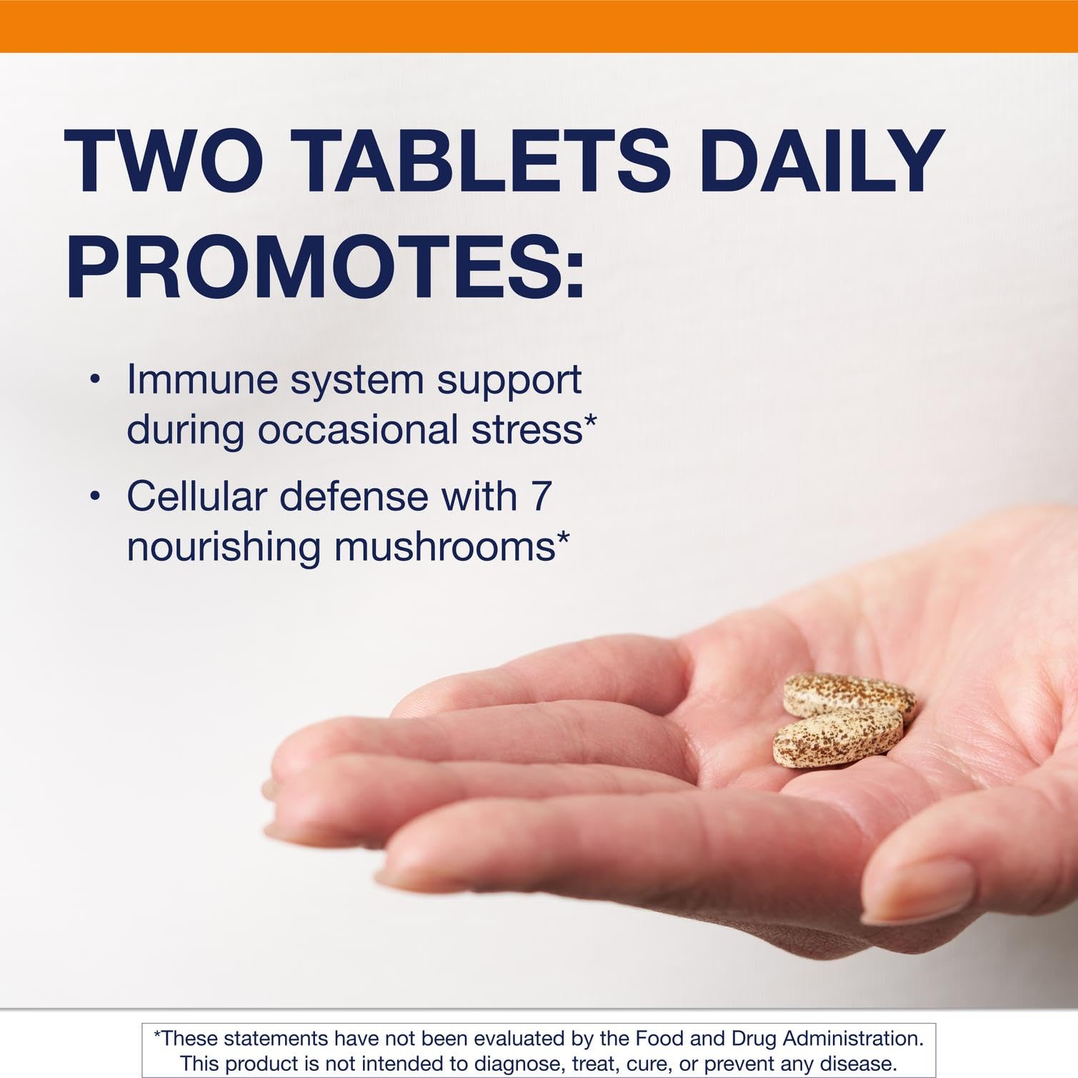 Metagenics Mycotaki capsules close-up, showcasing the mushroom blend.