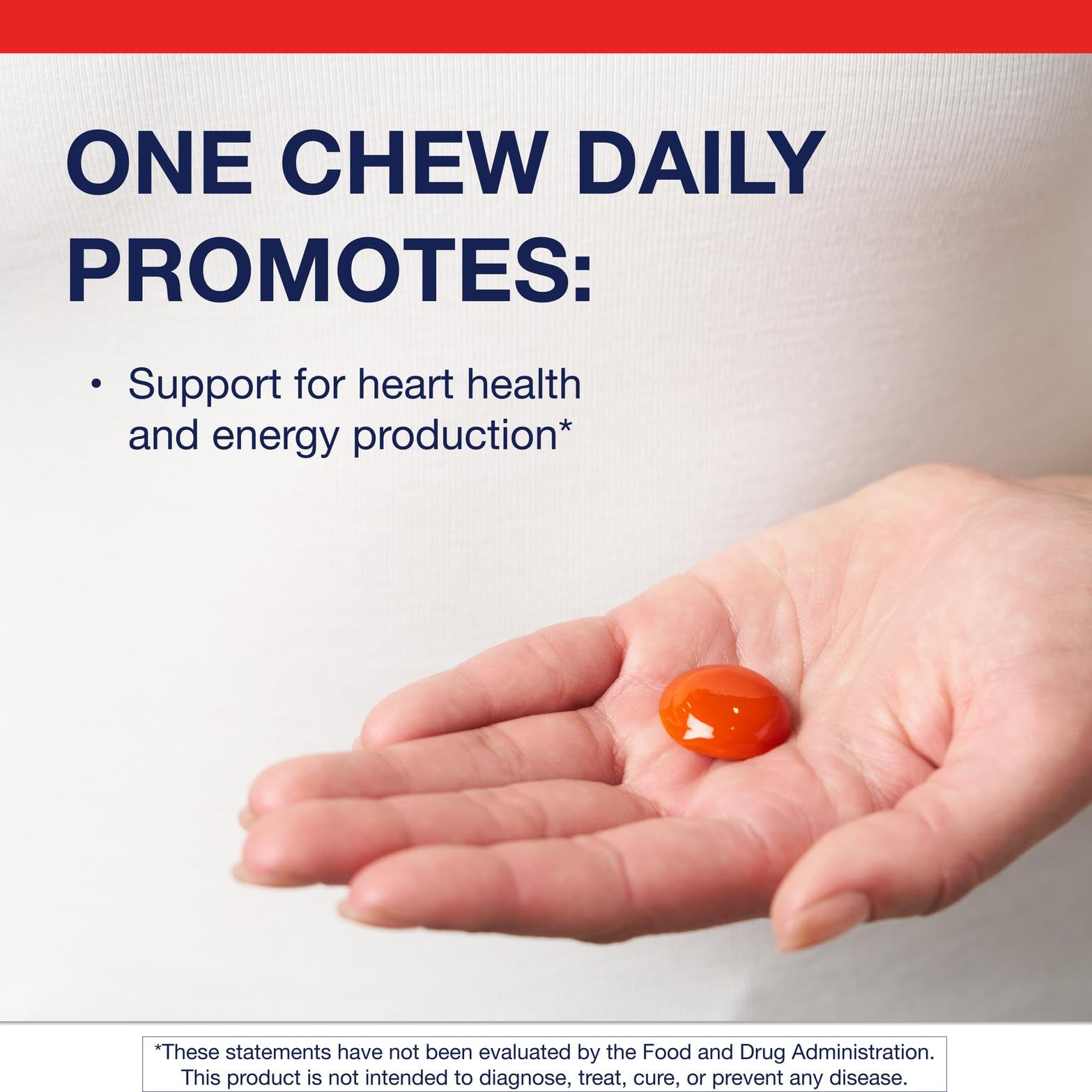 NutraGems CoQ10 with lycopene coloring and natural ingredients for visual appeal.