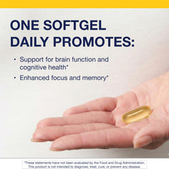 Label detail on Metagenics OmegaGenics Fish Oil Neuro shows DHA and EPA amounts.