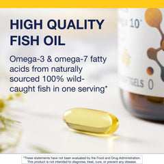Metagenics OmegaGenics Mega 10 third-party testing seal close-up