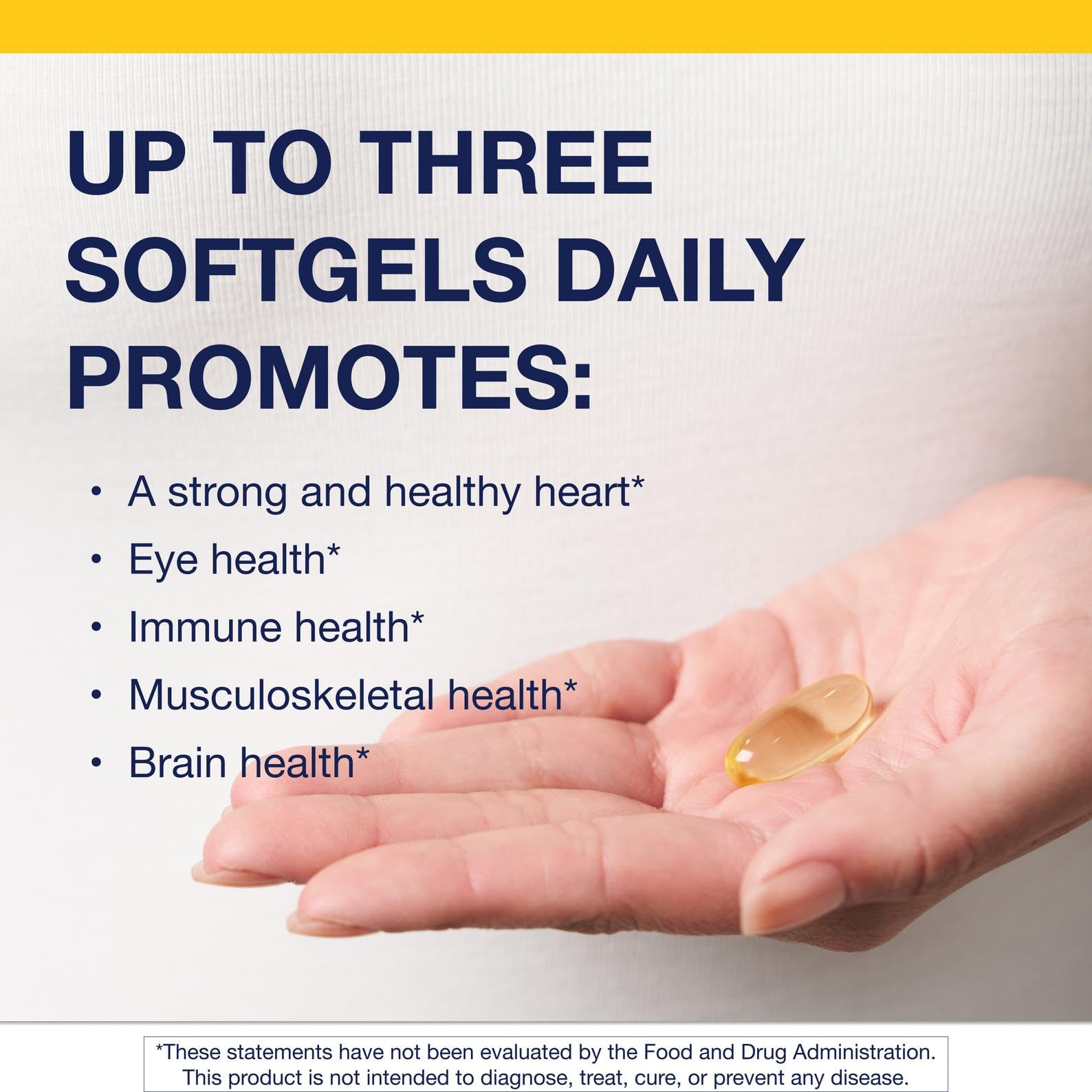 Metagenics OmegaGenics softgels closeup highlighting purity and freshness for tolerance.