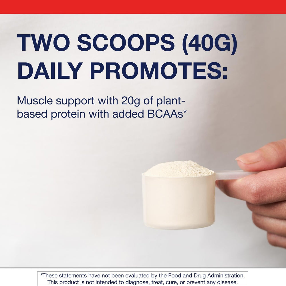 Metagenics Perfect Protein Vanilla – pea and rice protein sources illustrating clean, non-GMO, dairy-free benefits