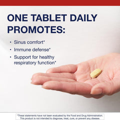 Metagenics Sinuplex capsules ready for everyday use.