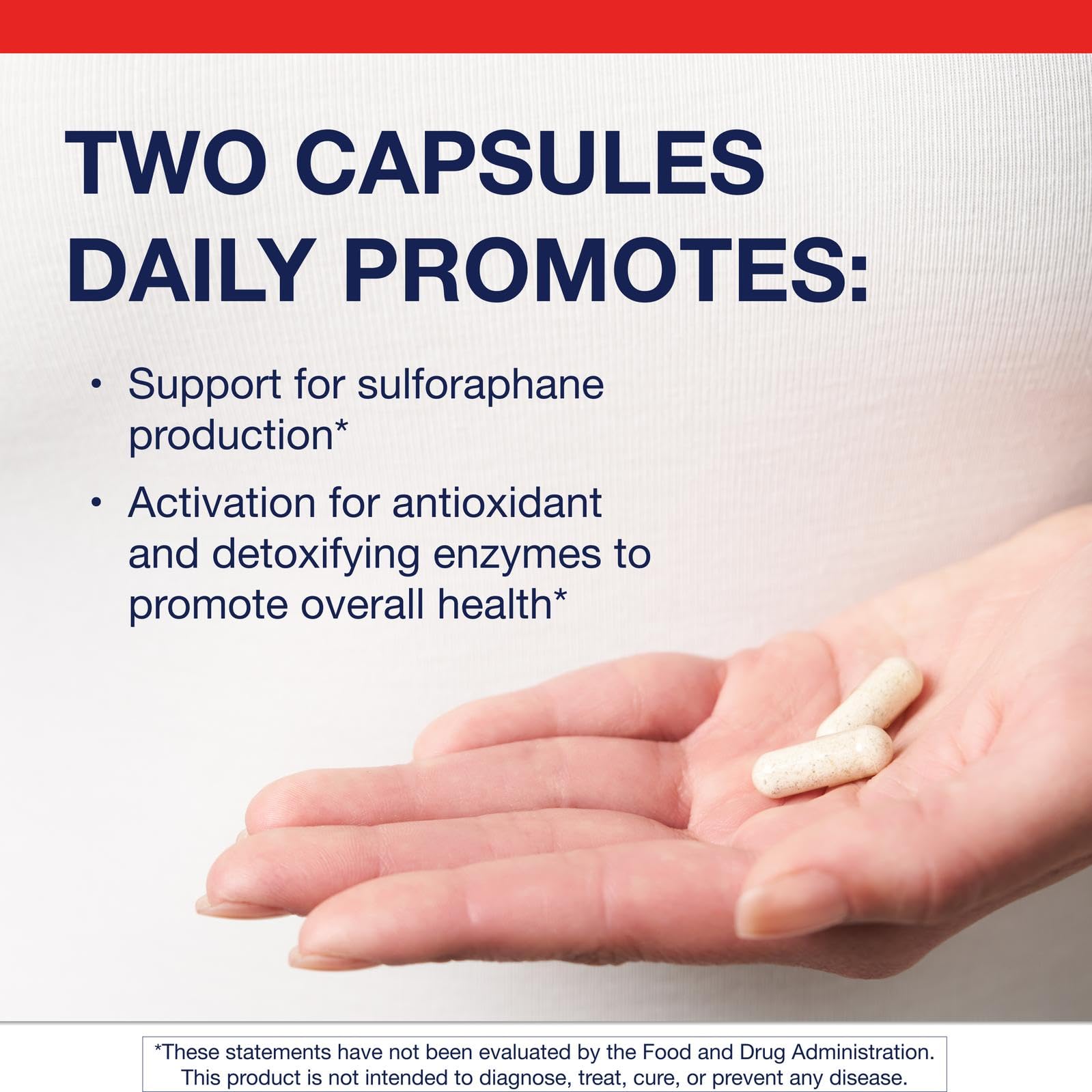 Metagenics SulforaClear label ingredients highlight broccoli sprout extract