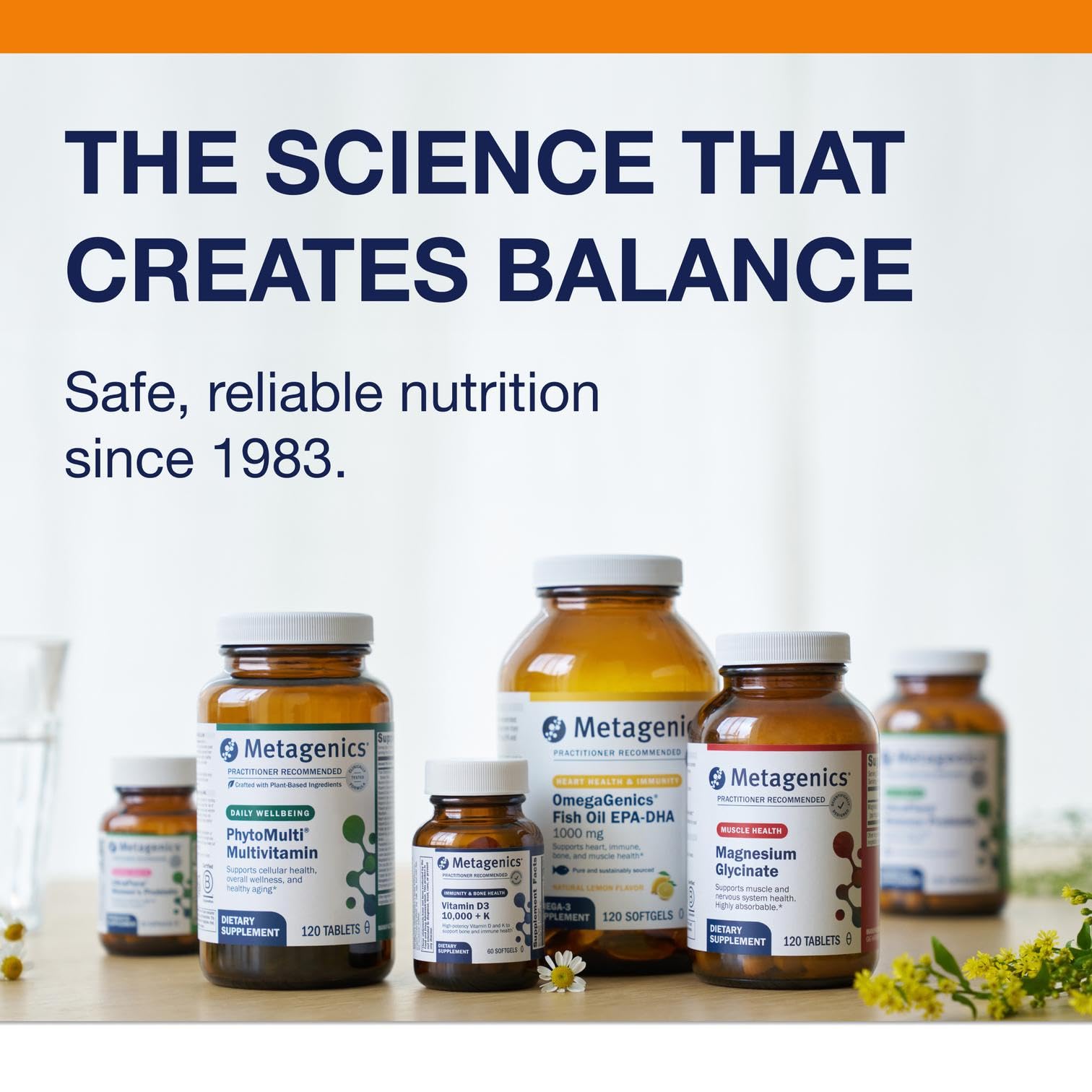 Metagenics SuperGarlic 6000 90 tablets jar, convenient daily tablet for wellness.