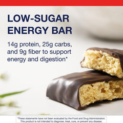 Metagenics Ultra Energy Bars nutrition facts show protein and fiber