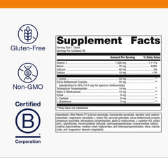 Metagenics Ultra Potent-C 1000 bottle back label showing ingredients and quality.