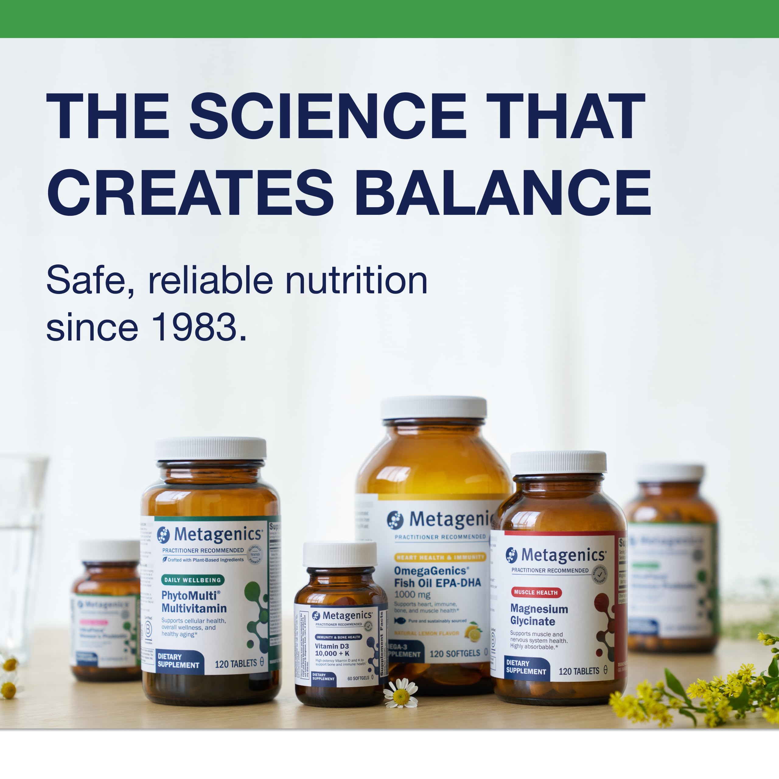 Metagenics UltraFlora gummies on shelf for convenient daily use