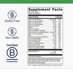 Metagenics UltraFlora probiotic capsule closeup emphasizing daily digestive comfort and balance.