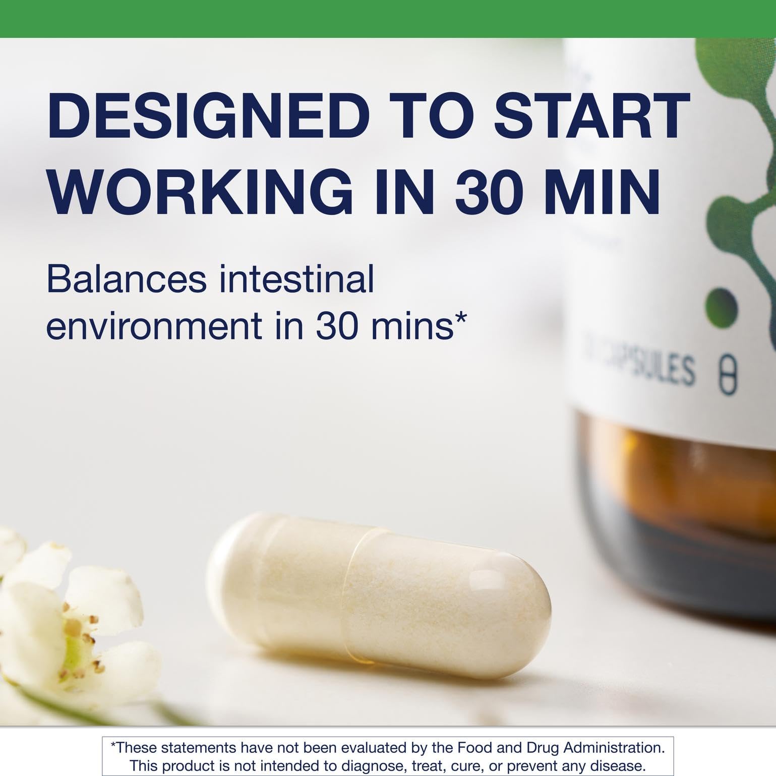 Metagenics UltraFlora IB Probiotic bottle on shelf for easy access