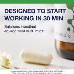 Metagenics UltraFlora IB Probiotic bottle on shelf for easy access