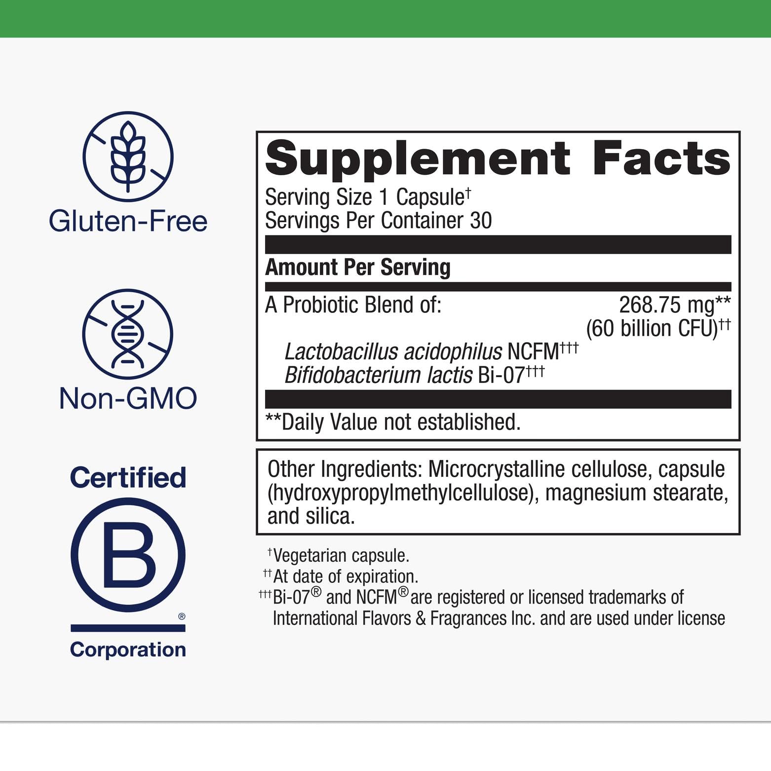 Metagenics UltraFlora IB Probiotic capsules ready for daily use