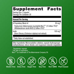 Closeup of Metagenics UltraFlora Triplebiotic capsules as vegan-friendly pills