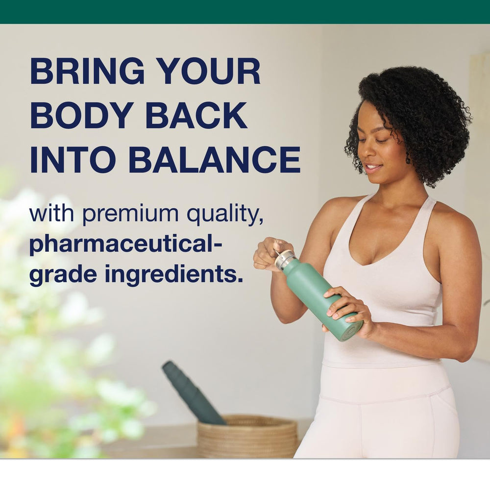 Metagenics non-GMO and gluten-free label close-up for clean daily nutrition.