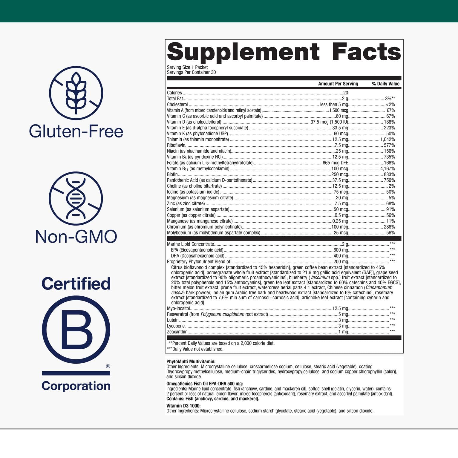 Metagenics Omega-3 EPA-DHA capsules highlighting heart and brain health support.