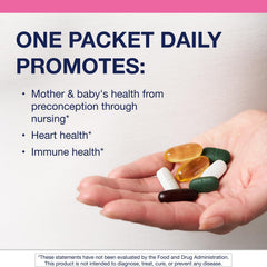 Metagenics Wellness Essentials Pregnancy omega-3 softgels highlight EPA and DHA benefits.