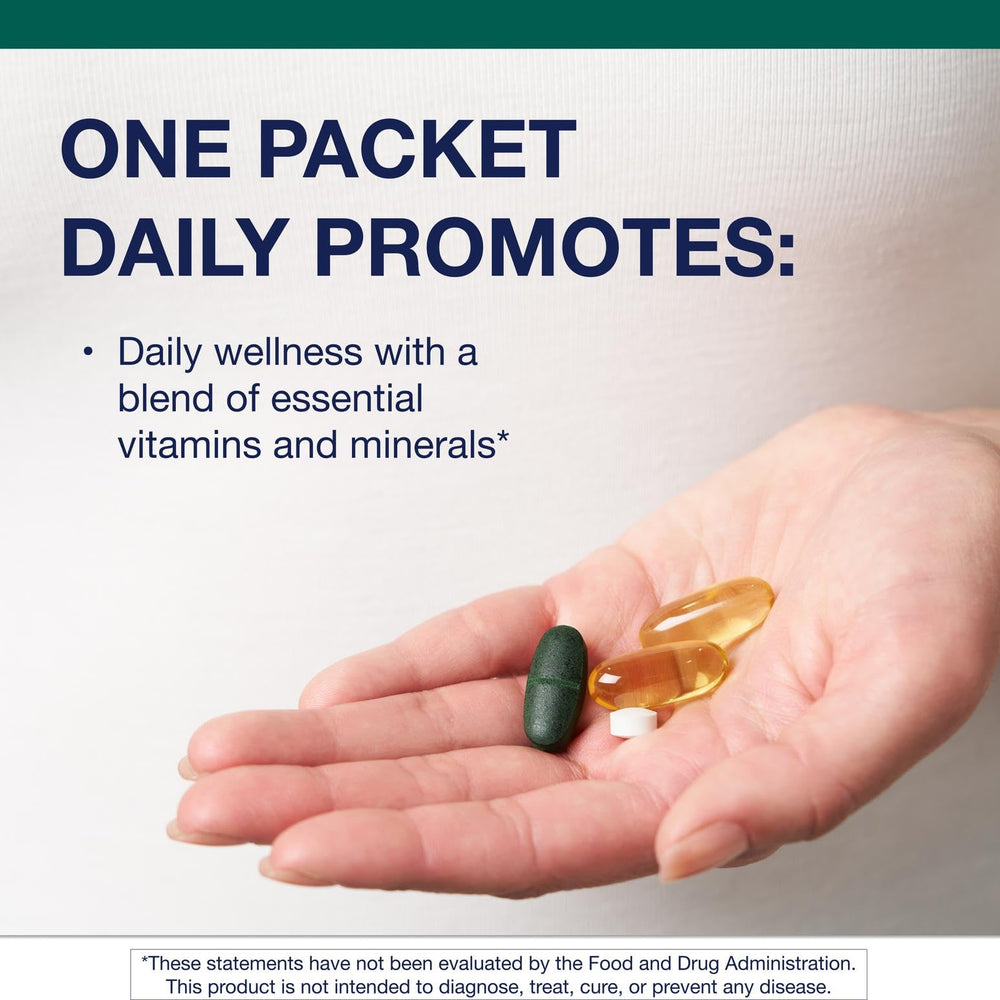 Metagenics vitamin blend with A, C, D, E and B complex for daily energy.
