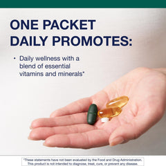 Metagenics vitamin blend with A, C, D, E and B complex for daily energy.
