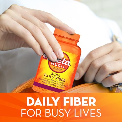 Metamucil 160-count packaging setup for daily fiber