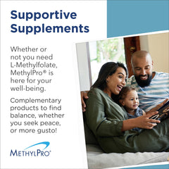 MethylPro B-Complex capsules outside bottle for easy dosing.