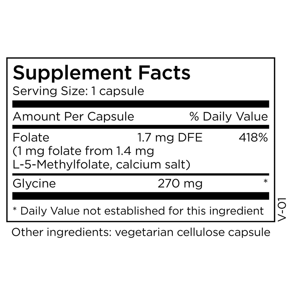 Close-up of MethylPro capsules highlights clean, allergen-free formulation for daily balance.