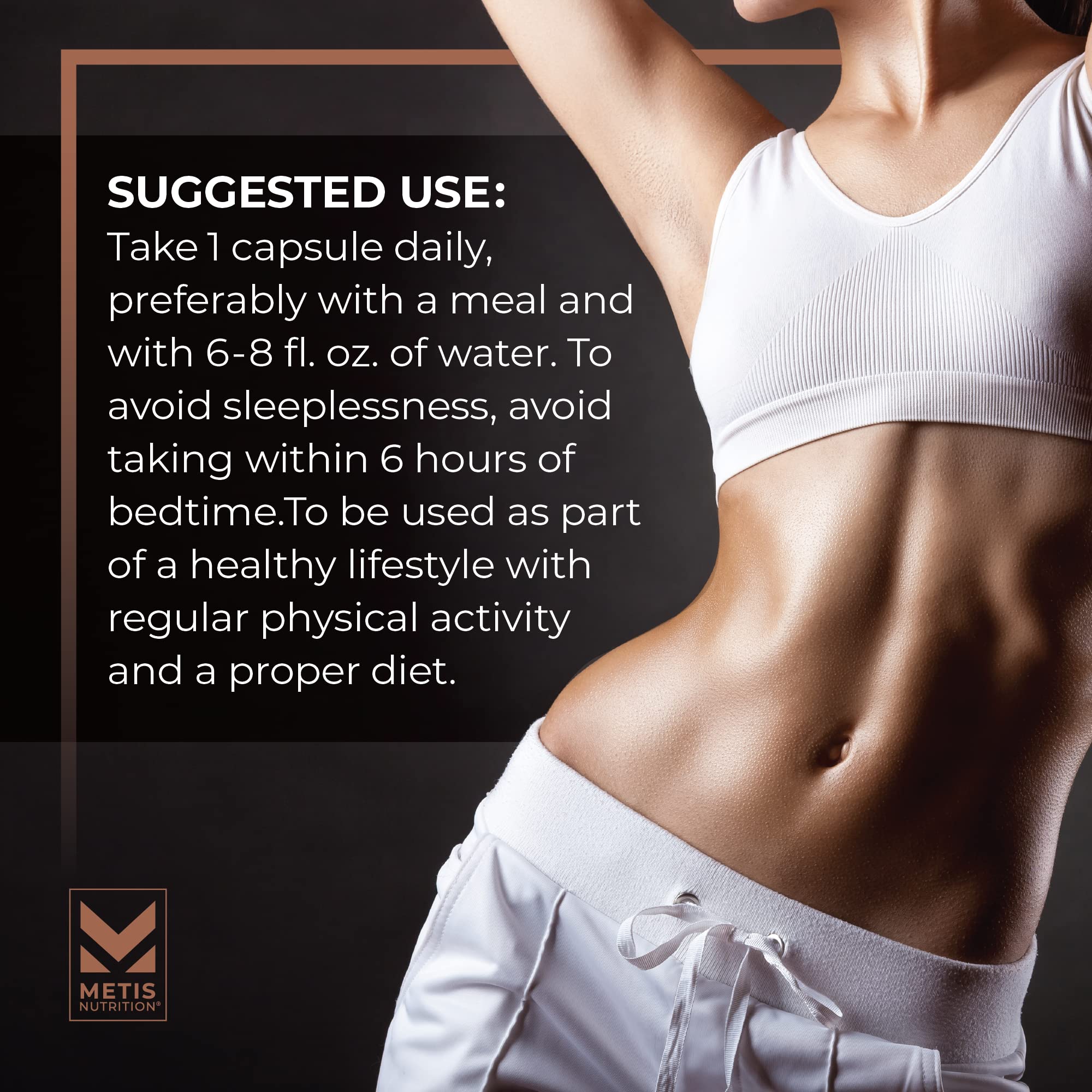 METISNutrition Pyro Stim7 tone-lean physique concept with hydro shed blend.