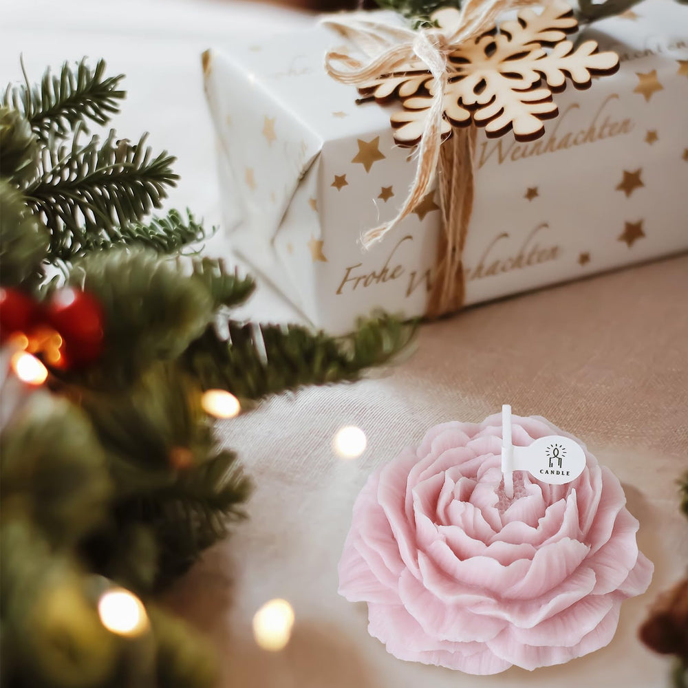 Mewealth Peony Candle long burn time for extended fragrance
