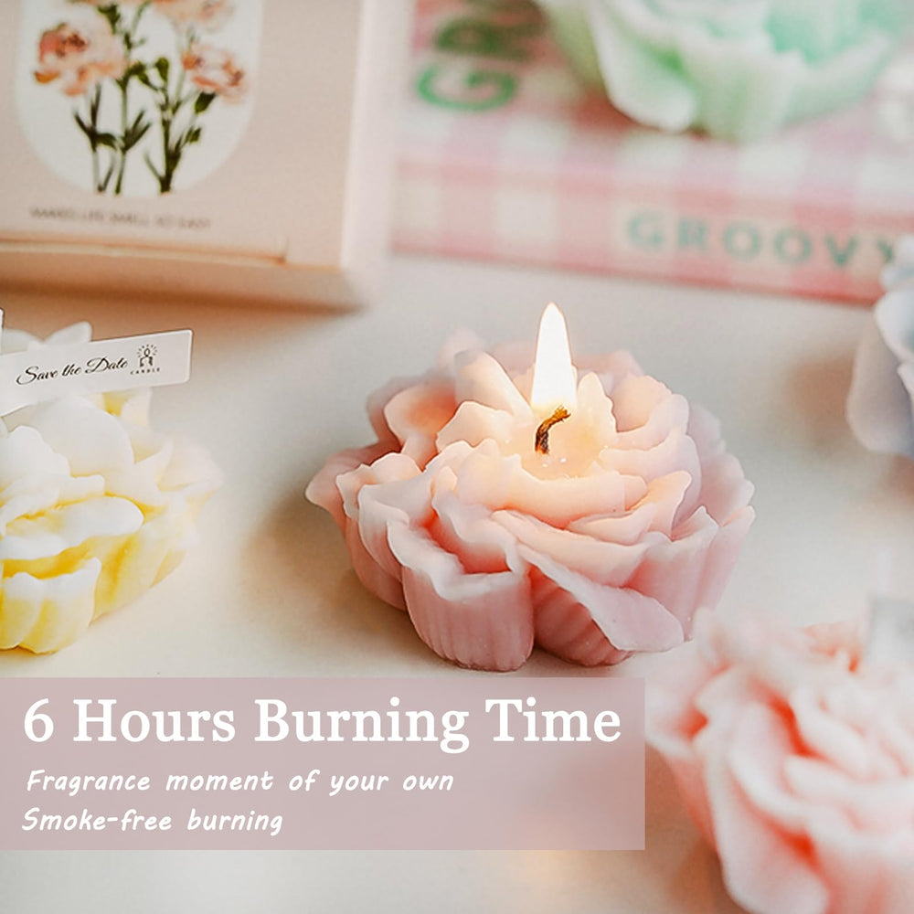 Mewealth Soy Wax candle offers long-lasting burn for cozy evenings.