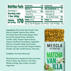 Mezcla 10g Plant Protein bar delivers protein-powered energy for meals or workouts.