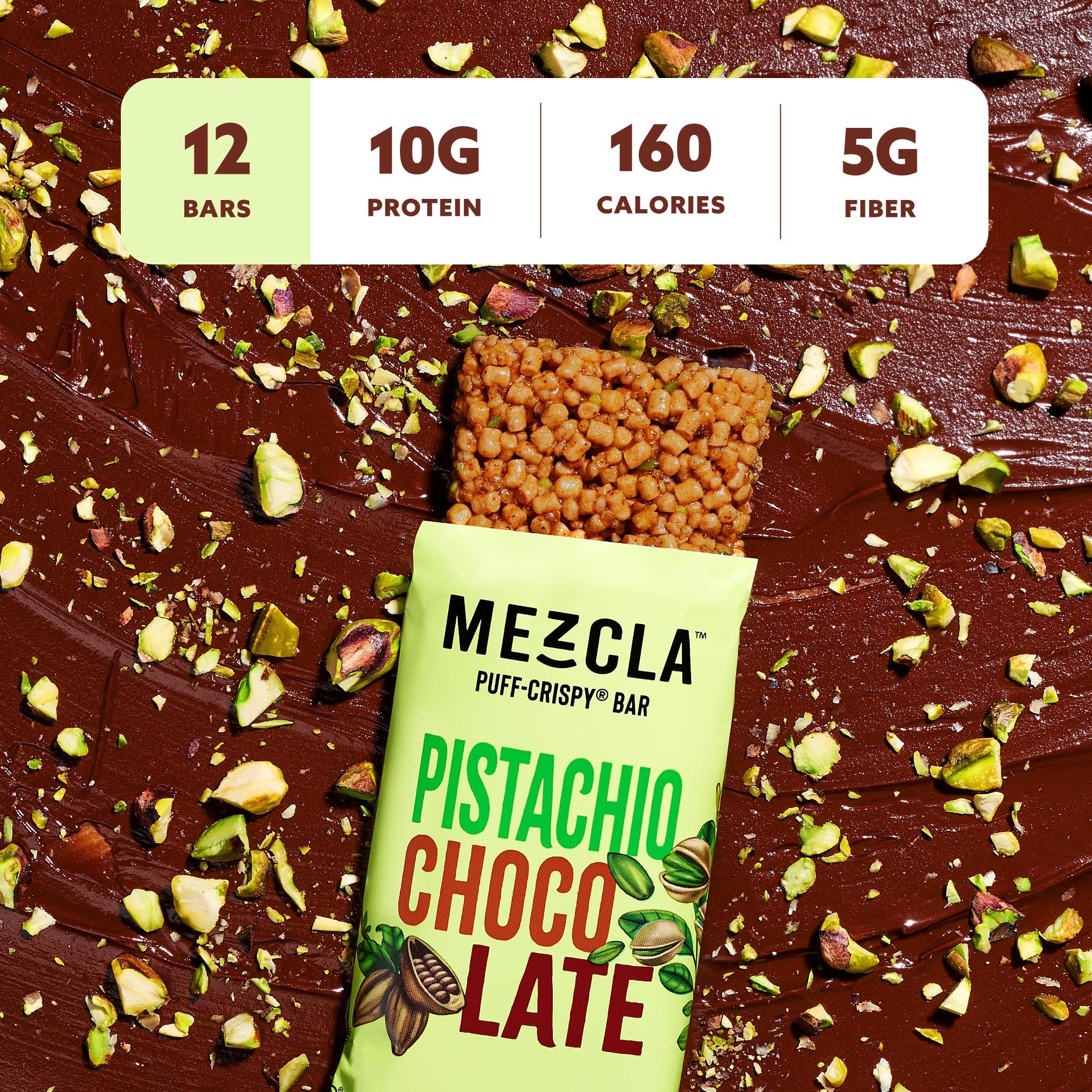 Mezcla bar with creamy almond butter swirl and sea salt.