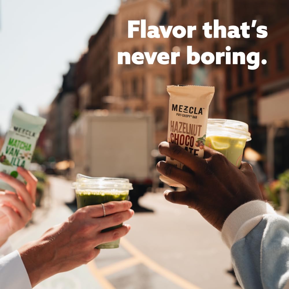 Mezcla bar packaging emphasizes vegan and gluten-free features