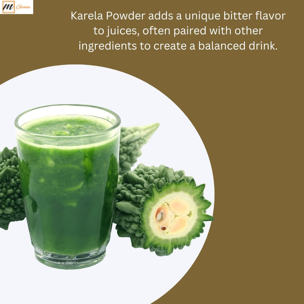 mGanna bitter melon powder face mask mix supports simple, natural skincare routines.