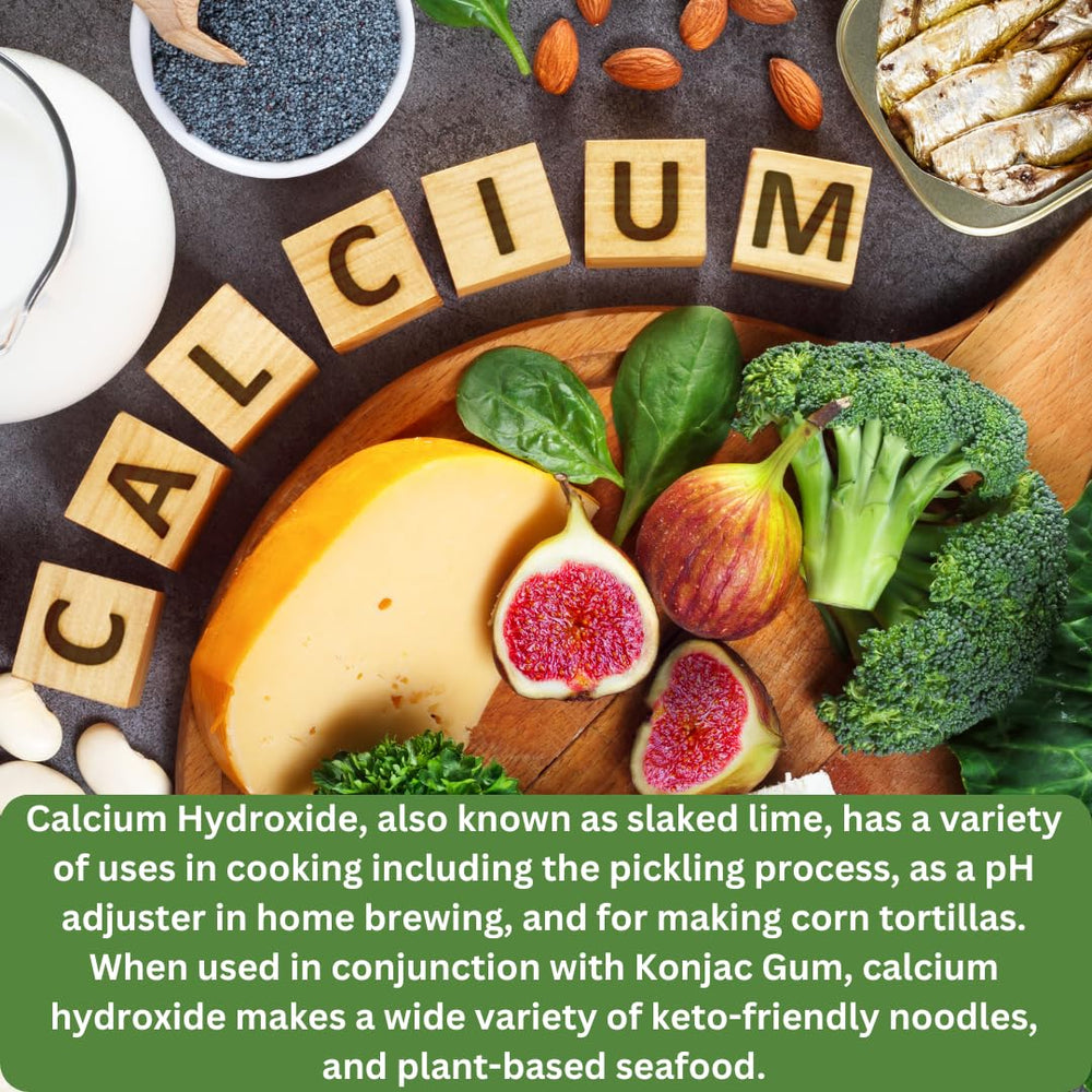 mganna calcium hydroxide powder used in cosmetic formulations.
