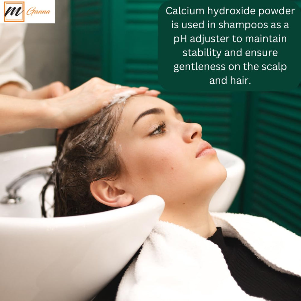 mGanna calcium hydroxide powder used in creams and cleansers for formulations