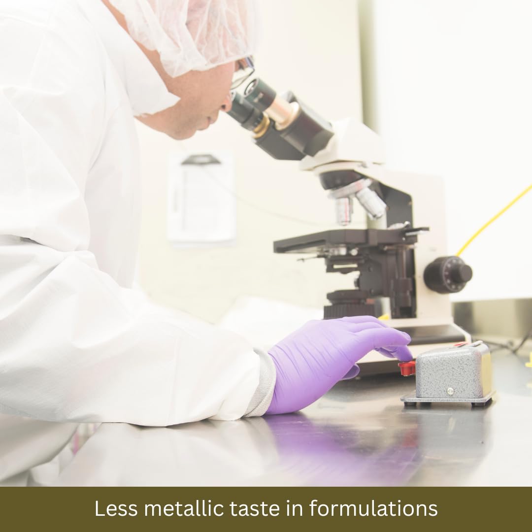 mGanna Ferrous Bisglycinate powder packaging showing compact 227 g portion for home formulators