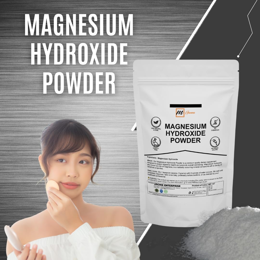mGanna magnesium hydroxide powder measuring spoon - easy, accurate portions.