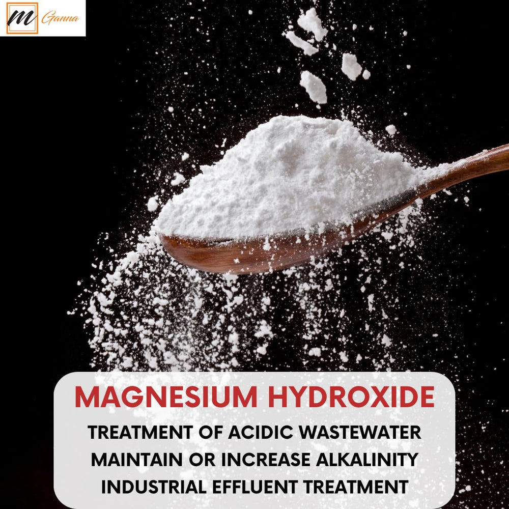 mGanna Magnesium Hydroxide Powder packaging and ingredients panel