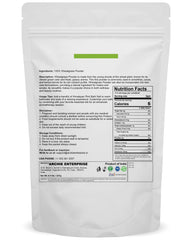 mganna Pure Wheatgrass Powder jar front communicates purity, convenient daily greens boost.