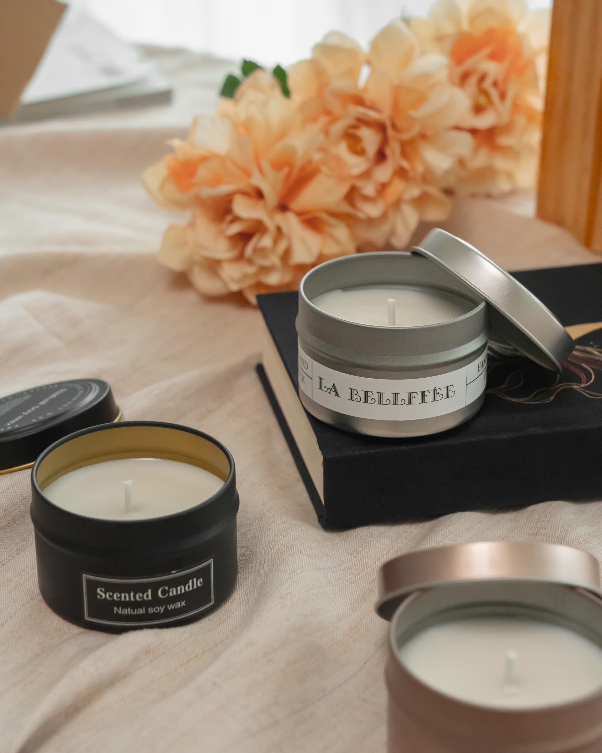 Mgchayoli Sandalwood candle tin creates a calming, spa-like mood