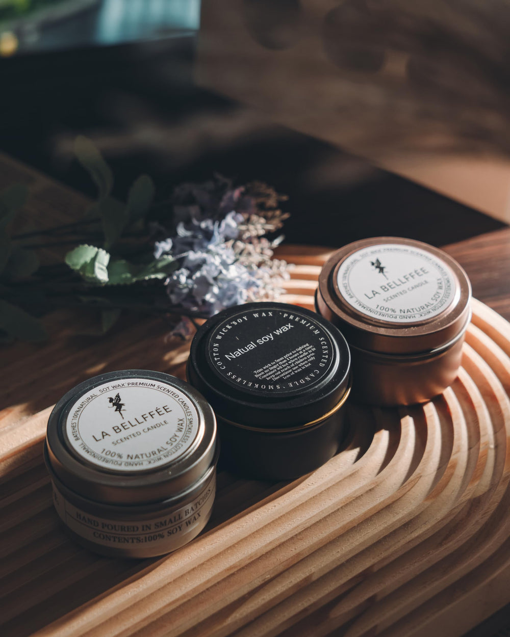 Mgchayoli Travel Tin Candles with soy wax and cotton wick