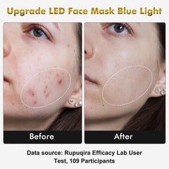 MHPoycd red light therapy neck mask coverage extended to neck area