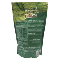 MI FIBRA DIARIA Nopal & Linaza being poured into a glass for easy mixing.
