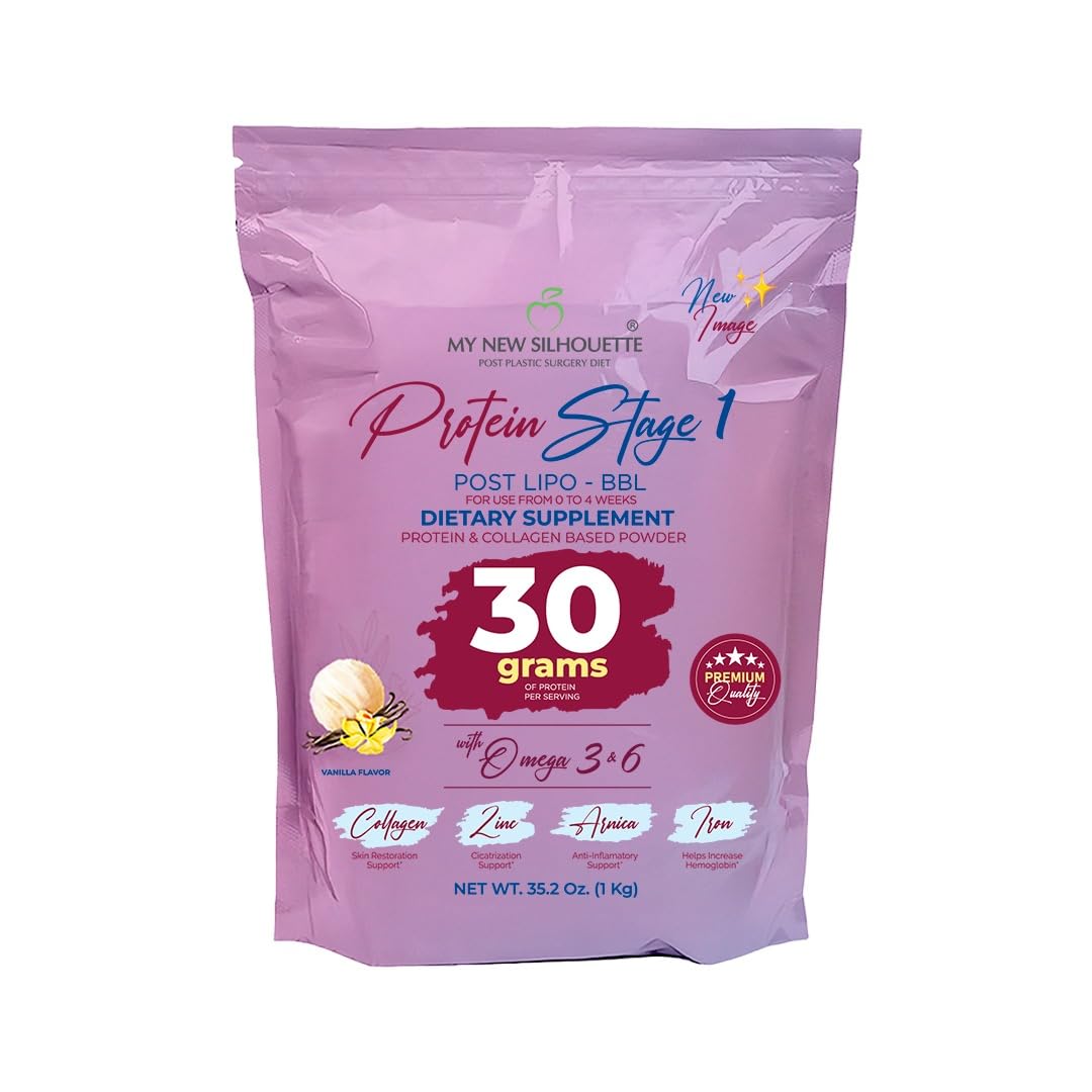 MI NUEVA SILUETA vanilla protein bottle supports recovery with 30 g per serving.