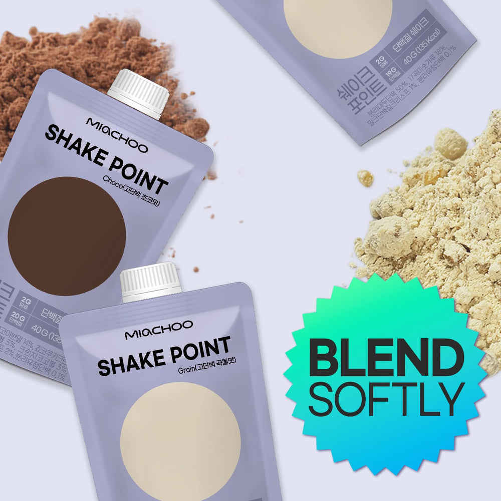 MIaCHOO Protein Shake Point nutrition label highlighting protein content