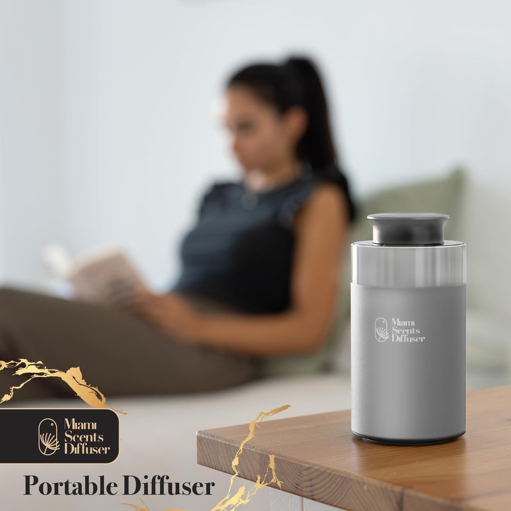 Miami Scents Diffuser glossy metal finish adds a premium look to interiors.