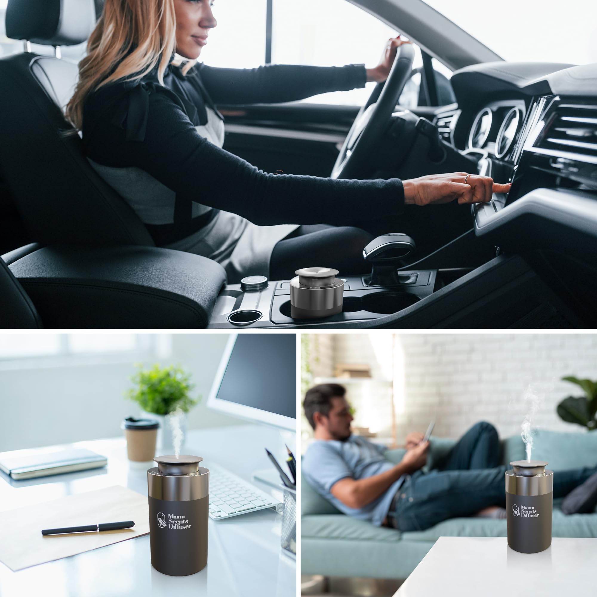 Miami Scents Diffuser waterless operation reduces maintenance while refreshing spaces.