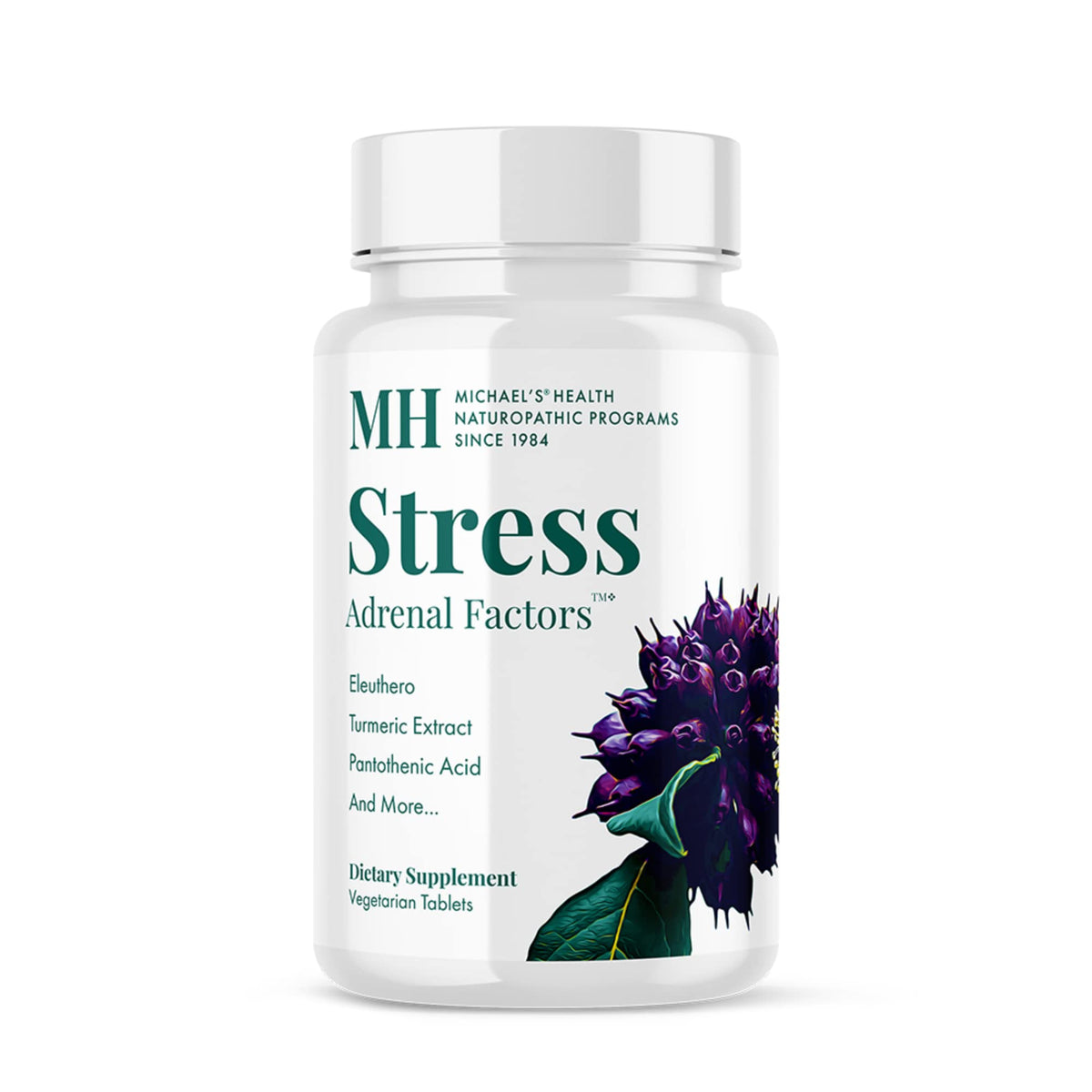 MICHAEL'S Adrenal Factors bottle front for daily adrenal support and balanced energy.